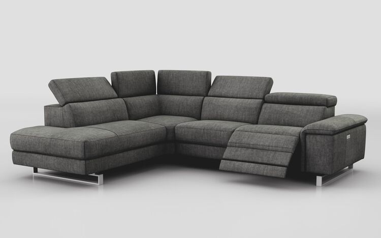 Viserba 2 Corner 3 with Right Hand Facing Power Recliner, Left Hand Facing Chaise & Manual Head Tilt | Viserba Sofa Range | ScS