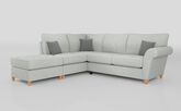 Aurora Fabric 1 Corner 2 Left Hand Facing Chaise Standard Back Sofa