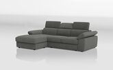 Quercioli 3 Seater Sofa with Sliding Footrest & Left Hand Facing Storage Lounger