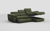 Bagnara 3 Seater Sofa with Right Hand Facing Lounger, Sliding Footrest & Manual Head Tilt