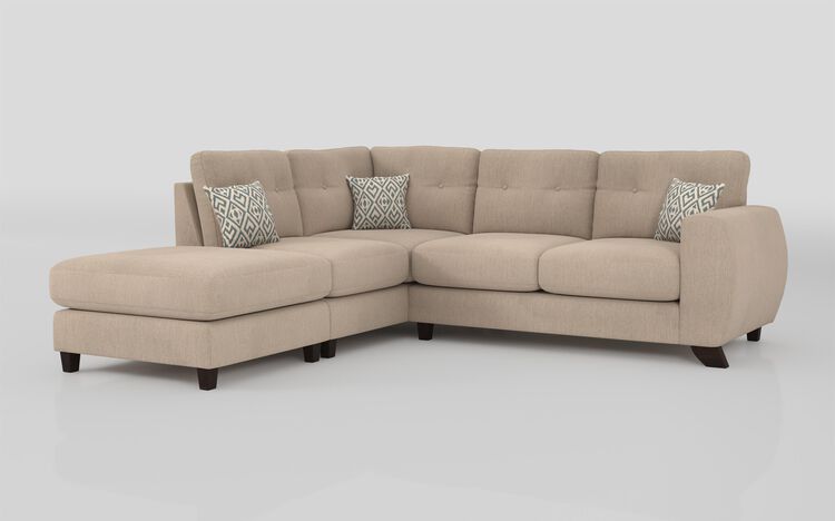 Aspen 1 Corner 2 Left Hand Facing Chaise Standard Back Sofa | Aspen Sofa Range | ScS