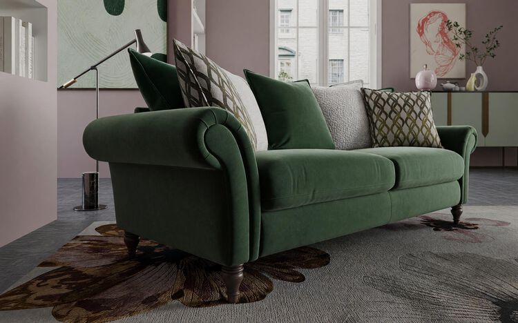 Melatello 4 Seater Sofa Scatter Back | Melatello Sofa Range | ScS