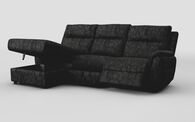 Sogliano 3 Seater Manual Recliner Sofa With Drawer & Left Hand Facing Storage Chaise | Sogliano Sofa Range | ScS