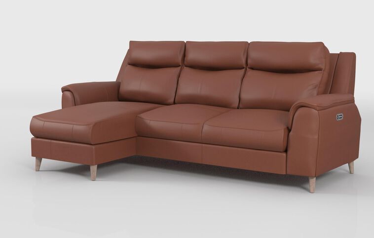 Uxbridge Large 3 Seater Power Recliner Sofa with Left Hand Facing Chaise