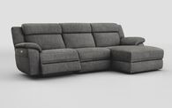 Sarsina 3 Seater Sofa Left Hand Facing Power & Right Hand Facing Lounger with Head Tilt | Sarsina Sofa Range | ScS