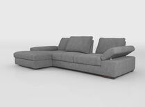 Savazza 4 Seater Sofa with Adjustable Back Rest Left Hand Facing Lounger | Savazza Sofa Range | ScS