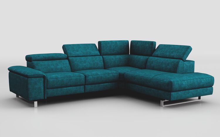 Viserba 3 Corner 2 Sofa with Right Hand Facing Chaise & Manual Head Tilt | Viserba Sofa Range | ScS