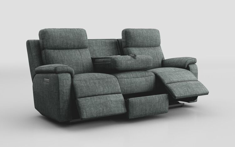 Calboli 3 Seater Power Recliner Sofa with Power Head Tilt & Table | Calboli Sofa Range | ScS