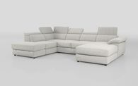 Norbello Corner Sofa Bed with Left Hand Facing Chaise and Right Hand Facing Storage Lounger and Otto | Norbello Sofa Range | ScS