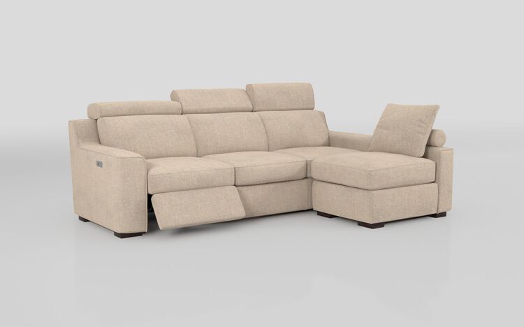 Crostolo 3 Corner 1 Left Hand Facing Power Recliner and Right Hand Facing Chaise Sofa | Crostolo Sofa Range | ScS