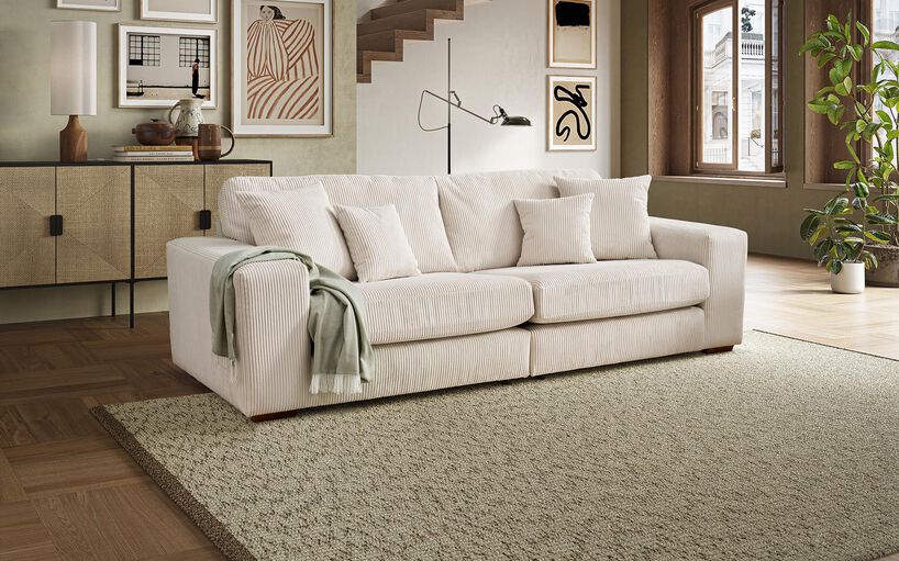 Fincham 4 Seater Split Standard Back Sofa