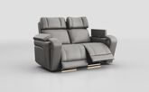 Adstock 2 Seater Power Recliner Sofa with Power Head Tilt, Lumbar, Massage, Audio, Heat & LED Lights