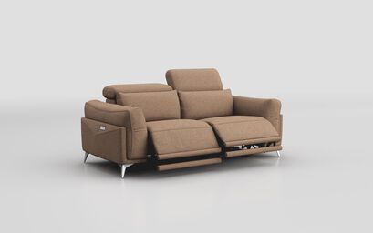 Gattolino 3 Seater Power Recliner Sofa with Manual Head Tilt | Gattolino Sofa Range | ScS