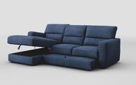 Tredozio 4 Seater Sofa with Sliding Footrest & Left Hand Facing Storage Lounger | Tredozio Sofa Range | ScS