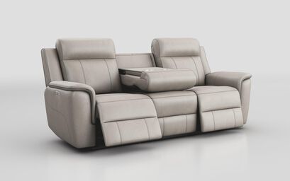 Orio 3 Seater Power Recliner Sofa with Drop Down Table | Orio Sofa Range | ScS