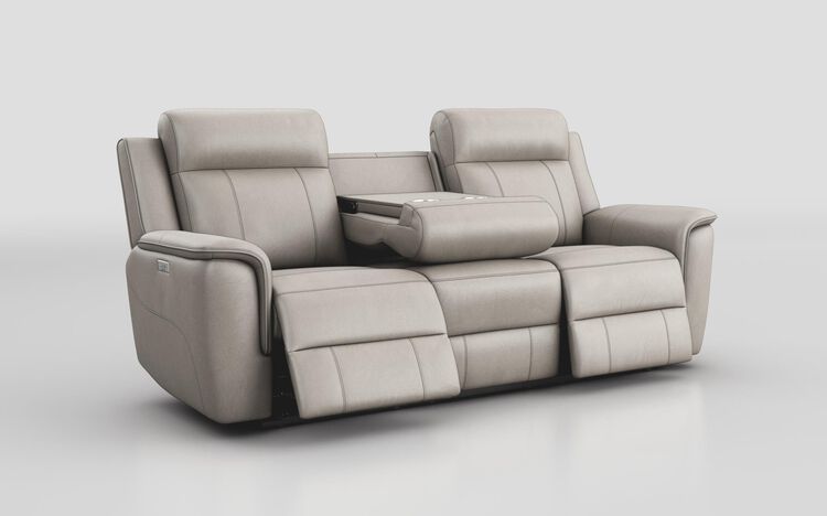 Orio 3 Seater Power Recliner Sofa with Drop Down Table | Orio Sofa Range | ScS