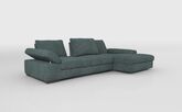 Savazza 4 Seater Sofa with Adjustable Back Rest Right Hand Facing Lounger