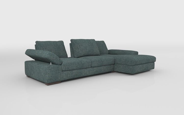 Savazza 4 Seater Sofa with Adjustable Back Rest Right Hand Facing Lounger | Savazza Sofa Range | ScS