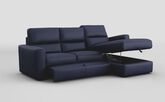 Loiano 3 Seater Sofa with Right Hand Facing Lounger & Sliding Footrest