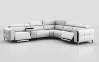 Casetti 2 Corner 2 Power Recliner Sofa Left Hand Facing Console with Power Head Tilt & Storage Arm | Casetti Sofa Range | ScS