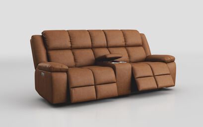 Coccolia 3 Seater Power Recliner Sofa with Console | Coccolia Sofa Range | ScS
