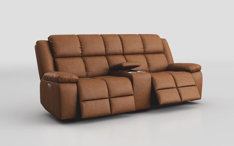 Coccolia 3 Seater Power Recliner Sofa with Console | Coccolia Sofa Range | ScS