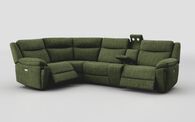 Villa 1 Corner 3 Power Recliner Sofa & Console with Lights | Villa Sofa Range | ScS
