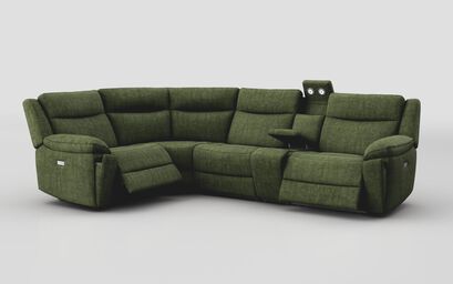 Villa 1 Corner 3 Power Recliner Sofa & Console with Lights | Villa Sofa Range | ScS