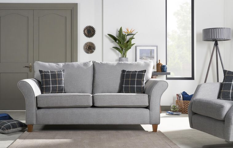 Hugo Fabric Plain Banquette Footstool