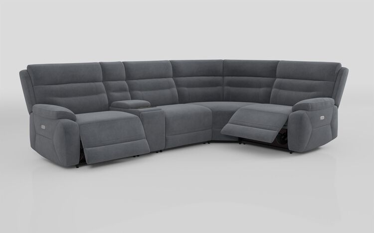 Fenton 3 Corner 1 Power Recliner Sofa with Media Console | Fenton Sofa Range | ScS