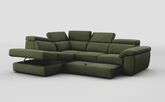 Bagnara 1 Corner 2 Left Hand Facing Storage Chaise with Sliding Footrest & Manual Head Tilt