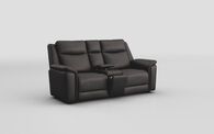 Savio 2 Seater Sofa with Media Console & Silver Charging Pad | Savio Sofa Range | ScS