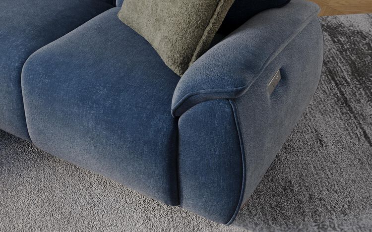 Solara 2 Corner 1 Power with Regular Storage Console | Solara Sofa Range | ScS