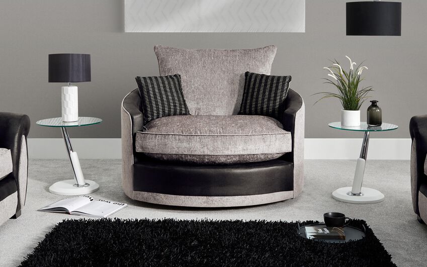 Maddie Fabric Large Twister Chair