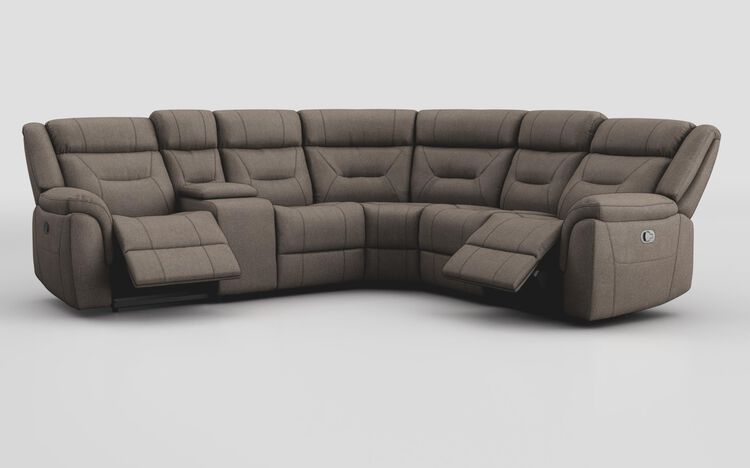 Adstock Power Recliner Chair with Power Head Tilt, Lumbar, Massage, Audio, Heat & LED Lights | Adstock Sofa Range | ScS