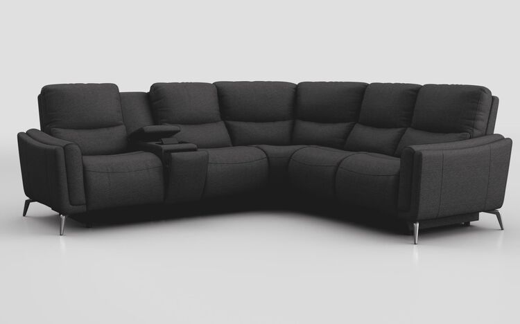 Valbiano 2 Corner 2 Power Recliner Sofa with Left Hand Facing Console | Valbiano Sofa Range | ScS