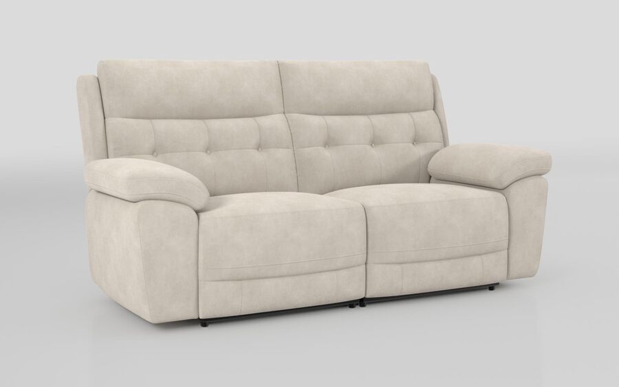 4 Cream Fabric Belford 3 Seater Sofa