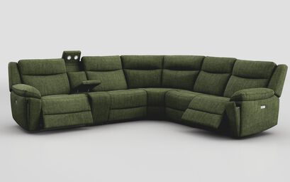 Villa 3 Corner 3 Power Recliner Sofa & Console with Lights | Villa Sofa Range | ScS