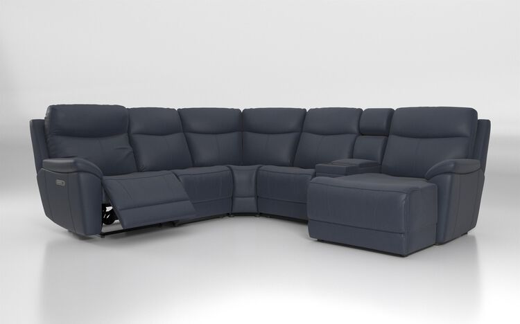 Eldwick 3 Corner 3 Left Hand Facing Power Right Hand Facing Console & Chaise Sofa with Head Tilt & L | Eldwick Sofa Range | ScS