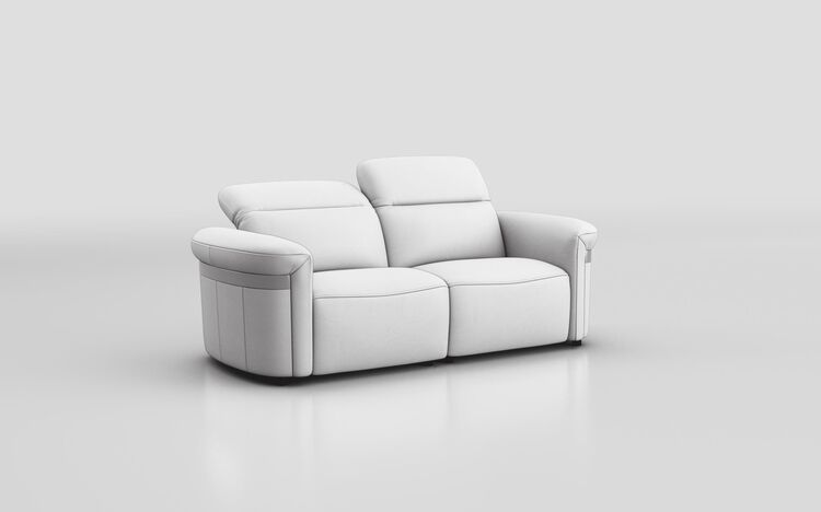 Voltana 3 Seater Sofa with Manual Head Tilt & Silver Trim | Voltana Sofa Range | ScS