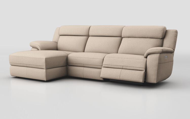 Sarsina 3 Seater Sofa Right Hand Facing Power & Left Hand Facing Lounger with Head Tilt | Sarsina Sofa Range | ScS