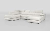 Norbello Corner Sofa Bed with Left Hand Facing Chaise and Right Hand Facing Storage Lounger and Otto | Norbello Sofa Range | ScS