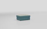 Aspen Fabric Pattern Top Banquette Footstool