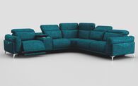 Gattolino 2 Corner 1 Power Recliner Sofa with Manual Head Tilt & Console | Gattolino Sofa Range | ScS