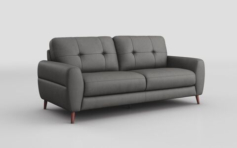 Grey Faviano 3 Seater Sofa