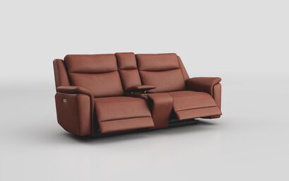 Savio 3 Seater Power Recliner Sofa with Power Console | Savio Sofa Range | ScS