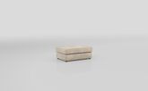 Living Esme Fabric Plain Top Banquette Footstool