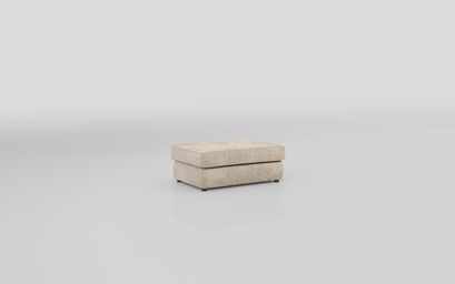 Living Esme Fabric Plain Top Banquette Footstool | Esme Sofa Range | ScS