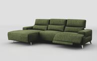 Poggio 3 Seater Power Recliner Left Hand Facing Sliding Chaise with Power Head Tilt | Poggio Sofa Range | ScS