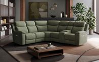 Tiglio 2 Corner 2 Power Recliner Right Hand Facing Console | Tiglio Sofa Range | ScS